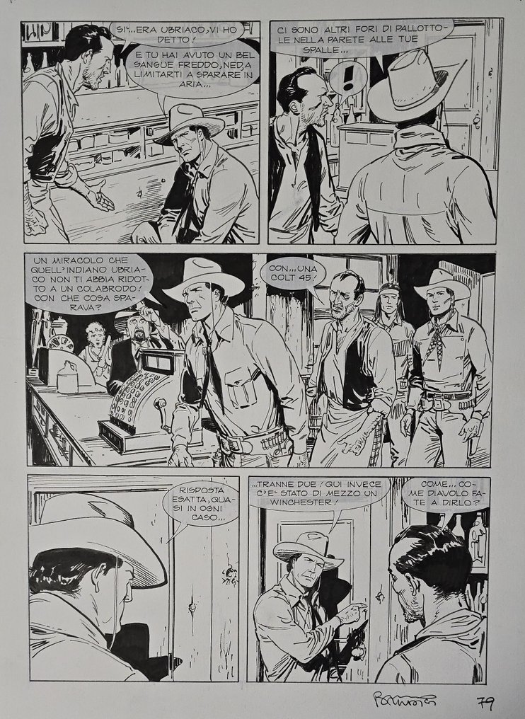 Brindisi, Bruno - 1 Original page - Tex #1.0