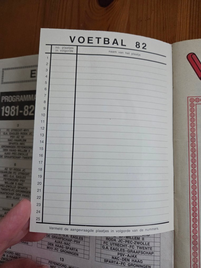 1981/82 Panini - Wim van Hanegem, Sören Lerby, Wim Kieft, and others. - 1 Ολοκληρωμένο άλμπουμ - Excellent (EX) #4.3