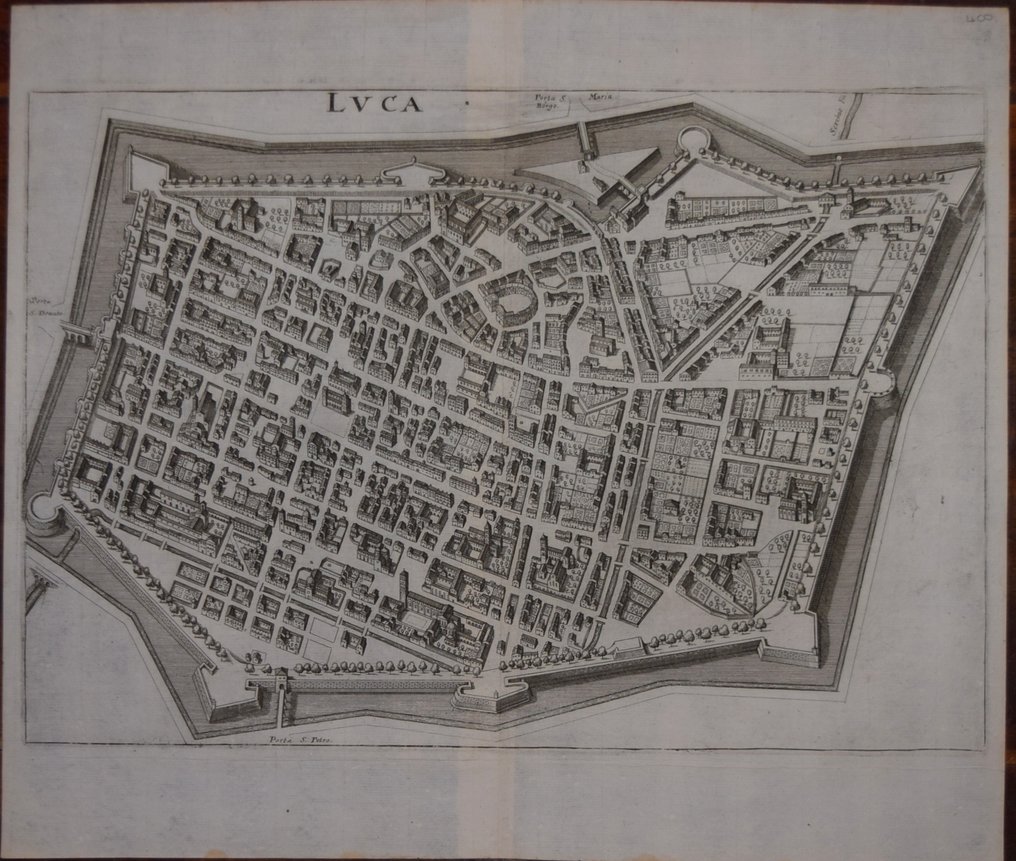 義大利 - 卢卡; Merian - Luca - 1681-1700 #1.0