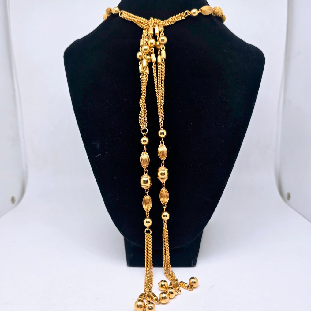 Monet - Jane Birkin 风格的精致 - 頸鏈 - 1970年代时尚复古 #1.0