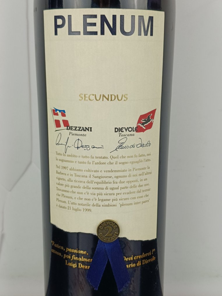 Dievole & Dezzani Plenum Secundus - Toscana - 1 Magnum (1,5 L) #1.0