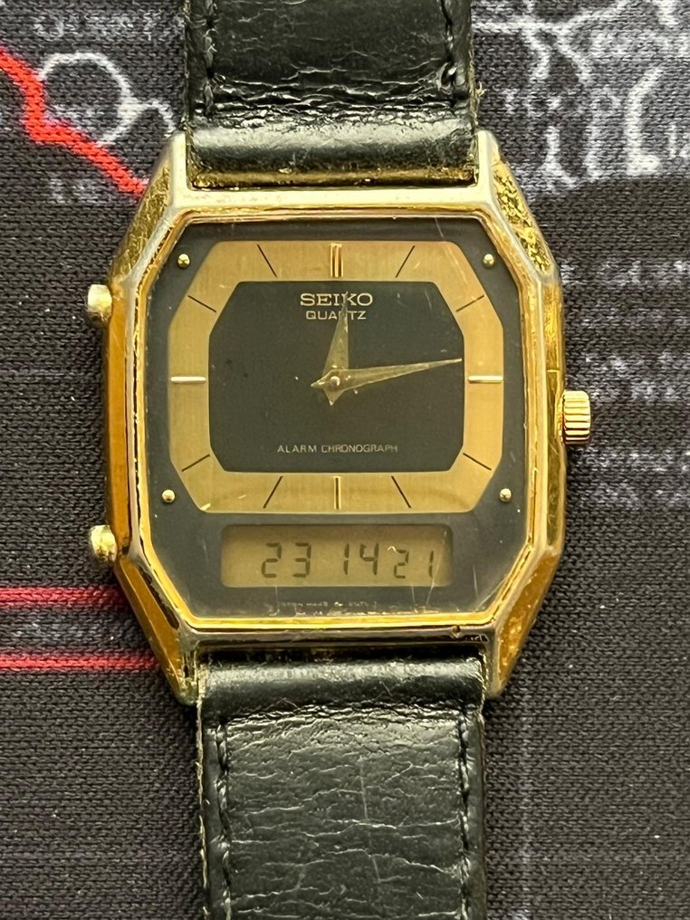 Seiko - Ana-Digi - Ingen mindstepris - 2D0141 - Mænd - 1982 #1.0