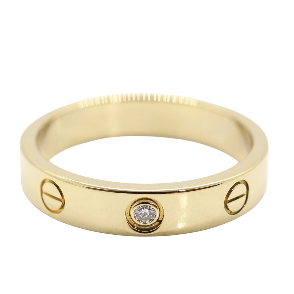 Cartier - Δαχτυλίδι - Love smalll ring - 18 καράτια Ροζ χρυσό - Διαμάντι #1.0