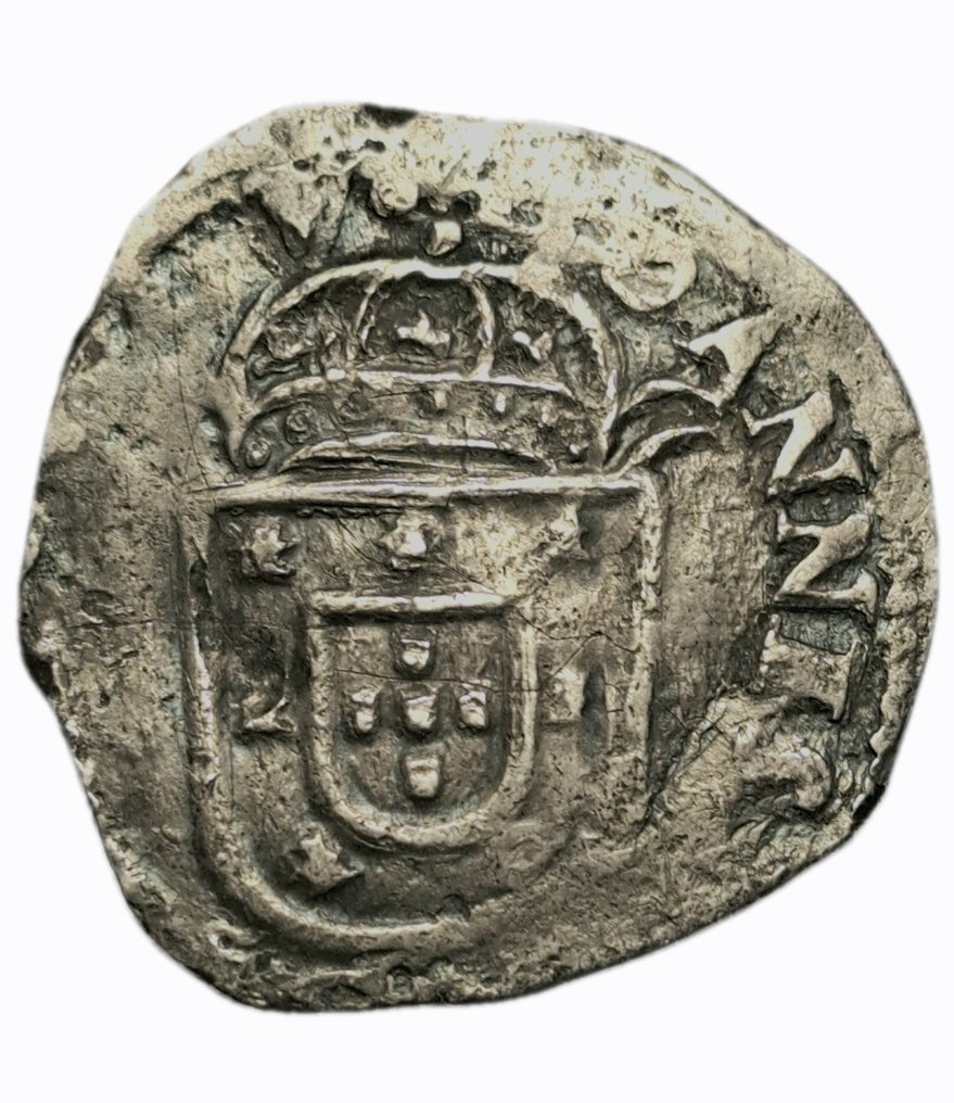 Portugal. D. João IV (1640-1656). Tostão (100 Reis) ND (Free Shipping) (No reserve price) #1.0