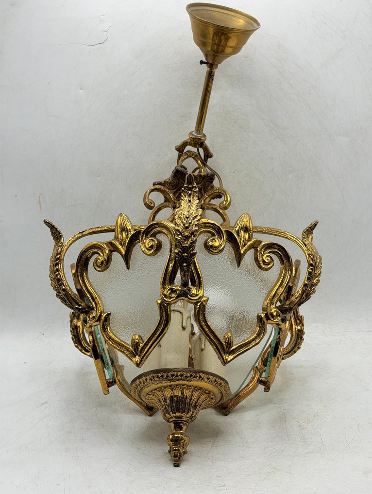 吊灯 (2) - 法国灯塔 - 镀金青铜 - Tres Luces #4.3