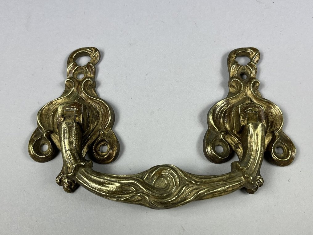 Art Nouveau Door handle (2) - E. Muller - 1900-1910  #2.1