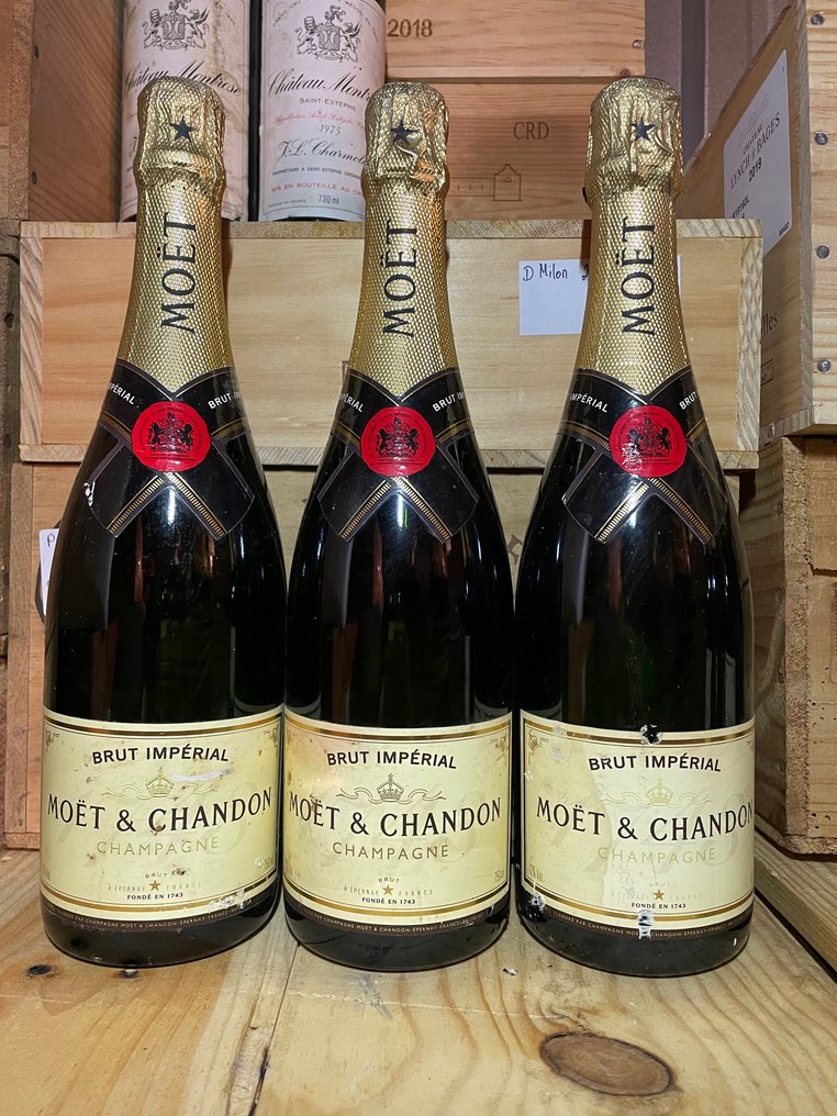 Moët & Chandon, Brut Imperial - Champagne - 3 Flasker (0,75 L) #1.0