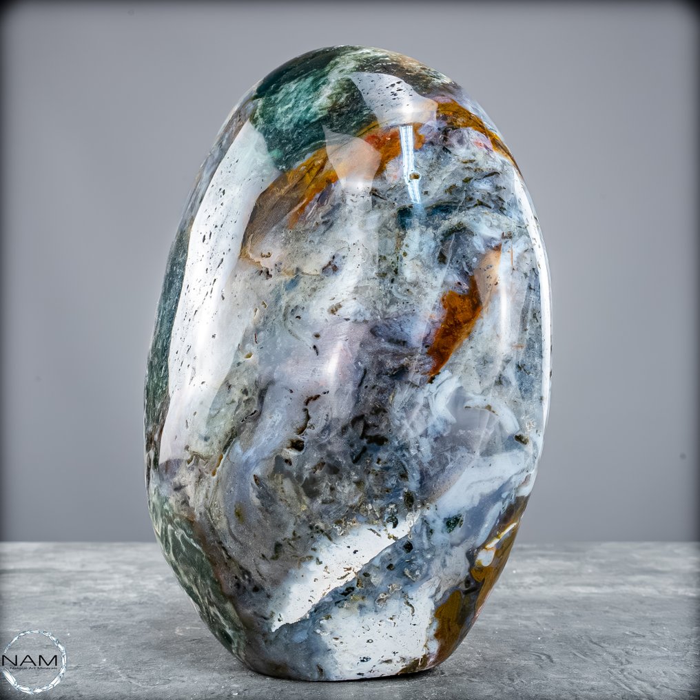 Ocean Jasper Freiform – Farbenpracht & Naturenergie in einem einzigartigen Kunstwerk Freiform- 7120.67 g #3.2
