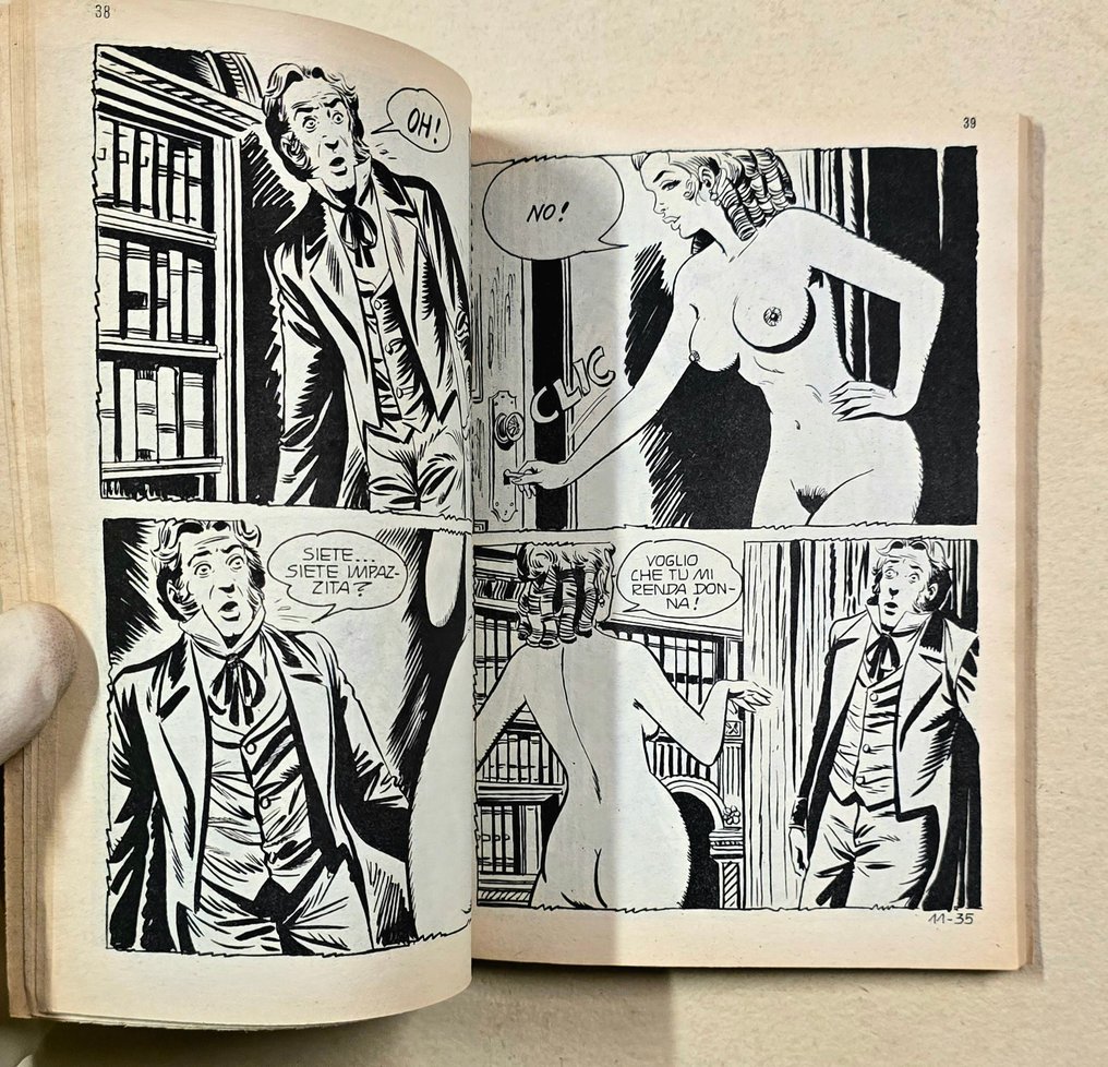 24 fumetti osé erotici - Oltretomba, Sukia, Lo Scheletro, Zora, Biancaneve, Lando, Sbarre, Sciacallo - 24 Album - 1972/1989 #4.3