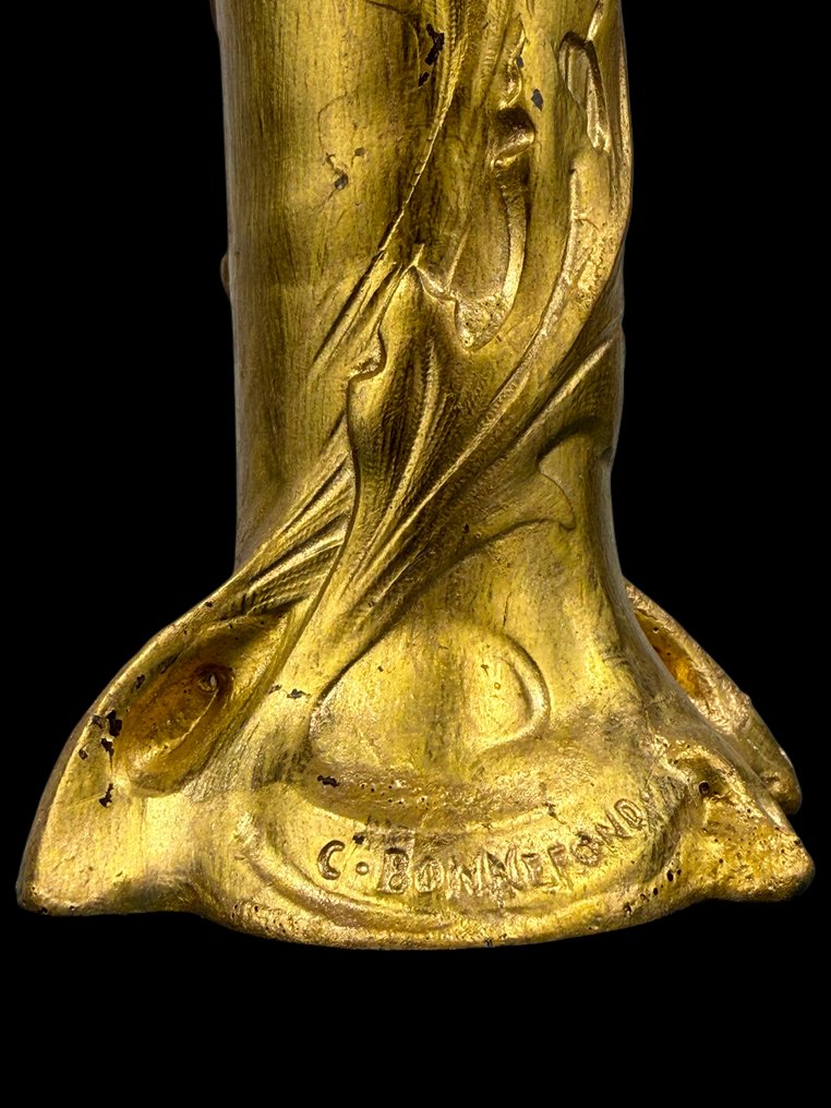 Claude Bonnefond (1868–1936), Francia - Vase - Gullbelagt med kvikksølv #2.1