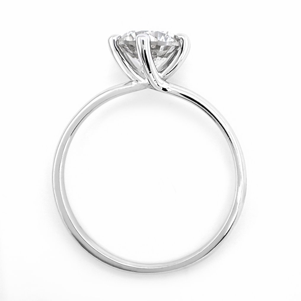 沒有保留價 - 戒指 - 14 克拉 白金 - 1.19ct. tw. 鉆石 (天然) - IGI 证书 #2.1