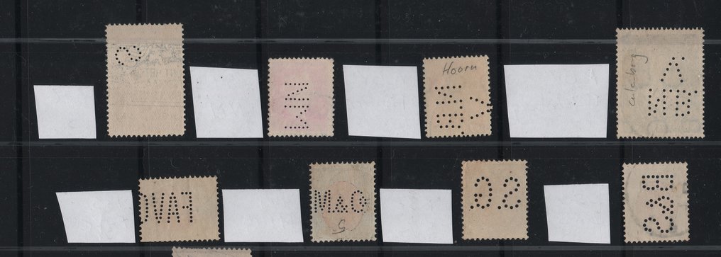 Netherlands 1899/1950 - Dutch perfins collection #1.0