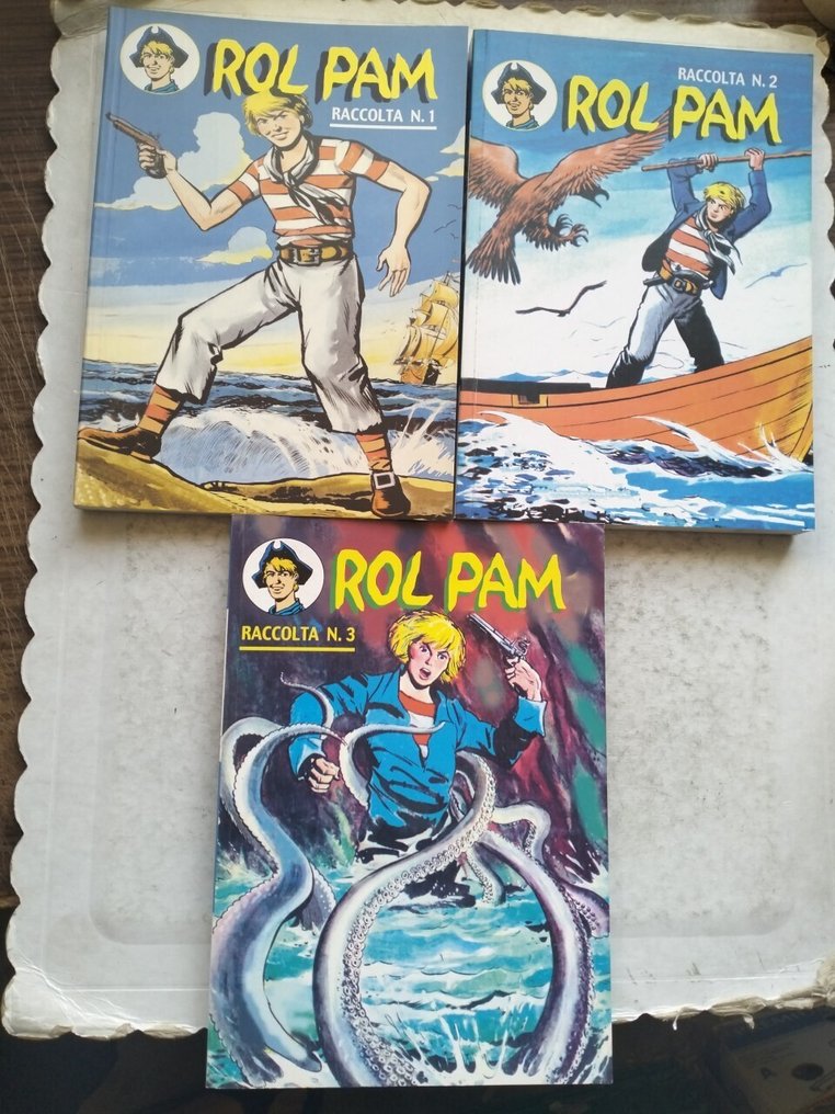 Rol Pam - nn. 1/3 serie completa Raccolta - Editoriale Mercury - 3 Comic - Limitierte Auflage #1.0