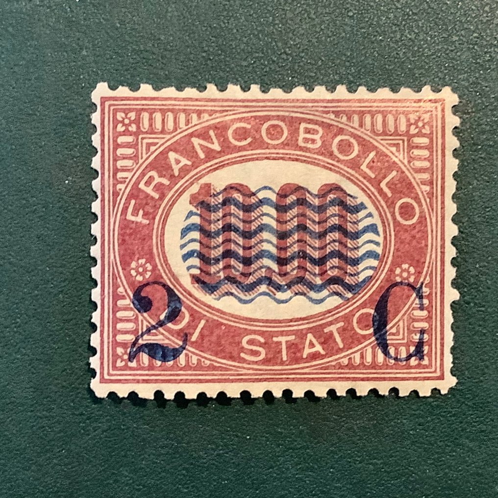 義大利 1878 - 在10 Laca上进行2分的调整，居中相当良好。 - Sassone 36 #2.1