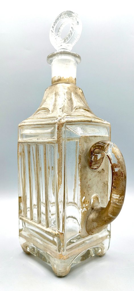 Legras & Cie - Lantern - Old 'Storm Lamp Vase' - listed around 1890. - Molded blown glass #3.2