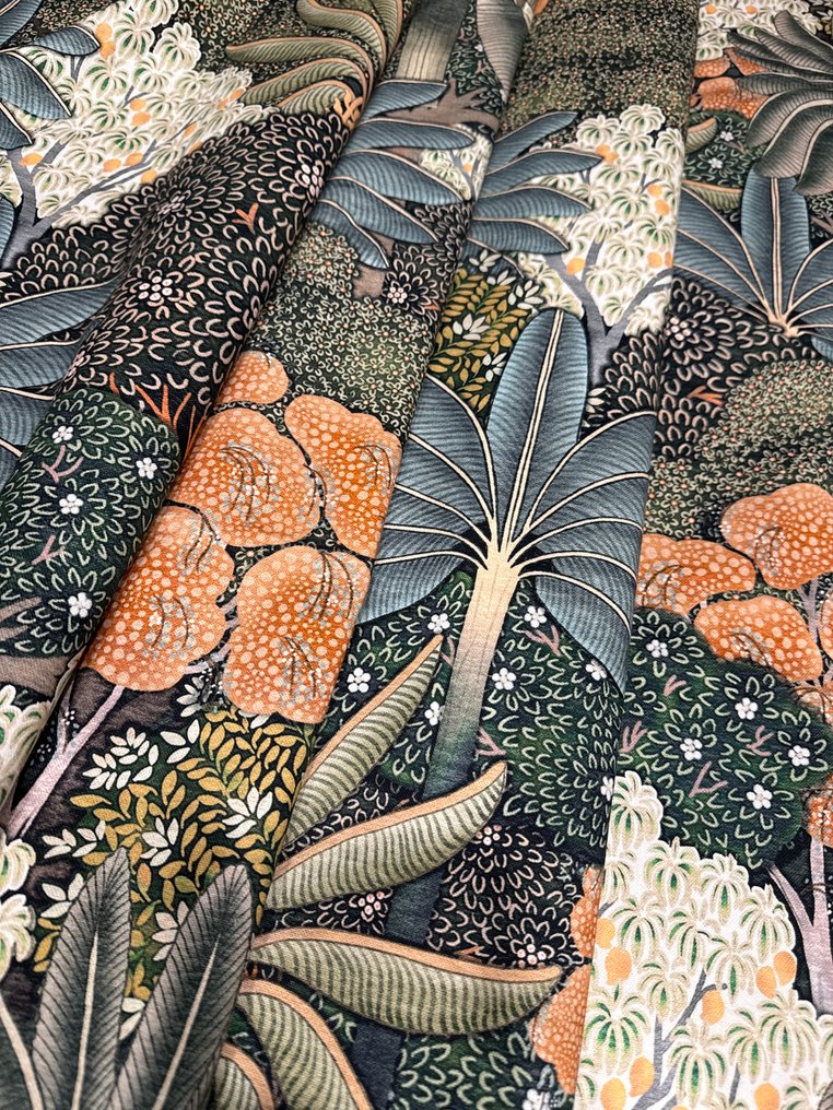 San Leucio - Large robust canapone panel Jaipur Rajasthan India - Textile - 160 cm - 280 cm #1.0