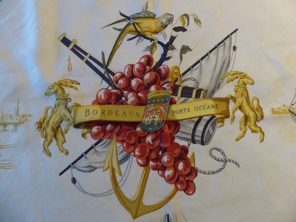 Hermès - Bordeaux Porte Océane - Könnyű selyem #2.1