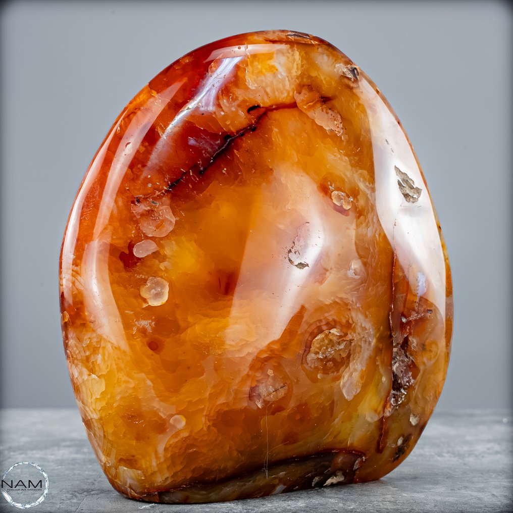 Natural Carnelian freeform from Madagascar of the highest quality- 969.62 g #1.0