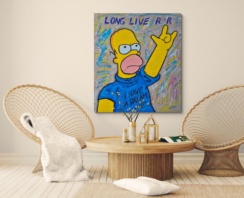 Jovan Srijemac (1962) - Long live R & R - (XXL) #1.0