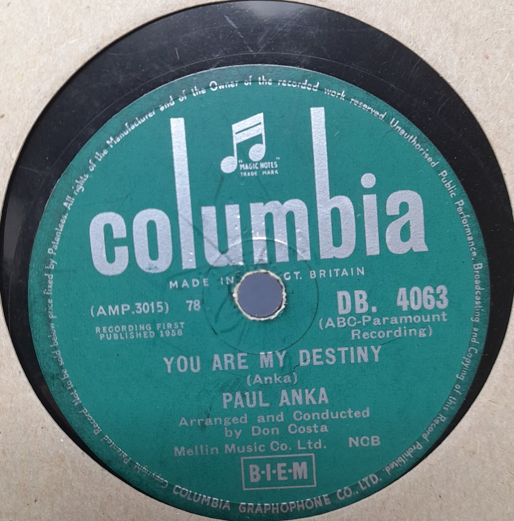 Elvis Presley, Paul Anka, Bing Crosby - 17 x Early Rock ’n’ Roll & Crooner Favourites - 78 RPM shellac record - 1930 #3.2