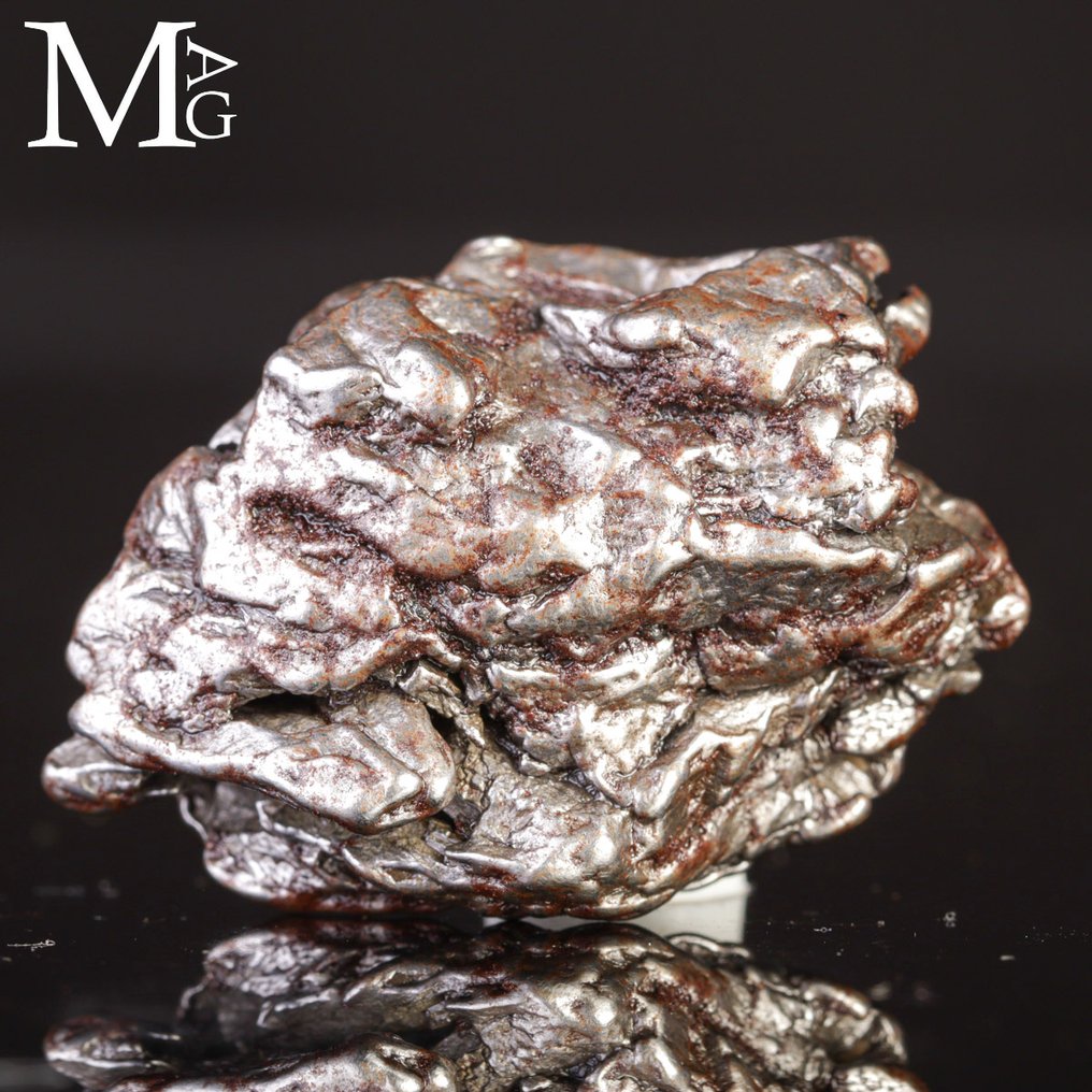 Campo del Cielo - Meteorite – Iron-Nickel with Widmanstätten Structure - Height: 40 mm - Width: 29 mm- 46.6 g #3.2