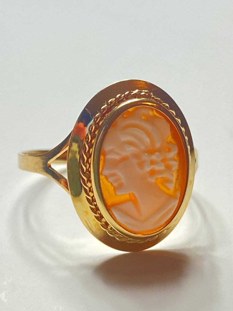 χωρίς τιμή ασφαλείας - Δαχτυλίδι - 18 καράτια Κίτρινο χρυσό #3.2