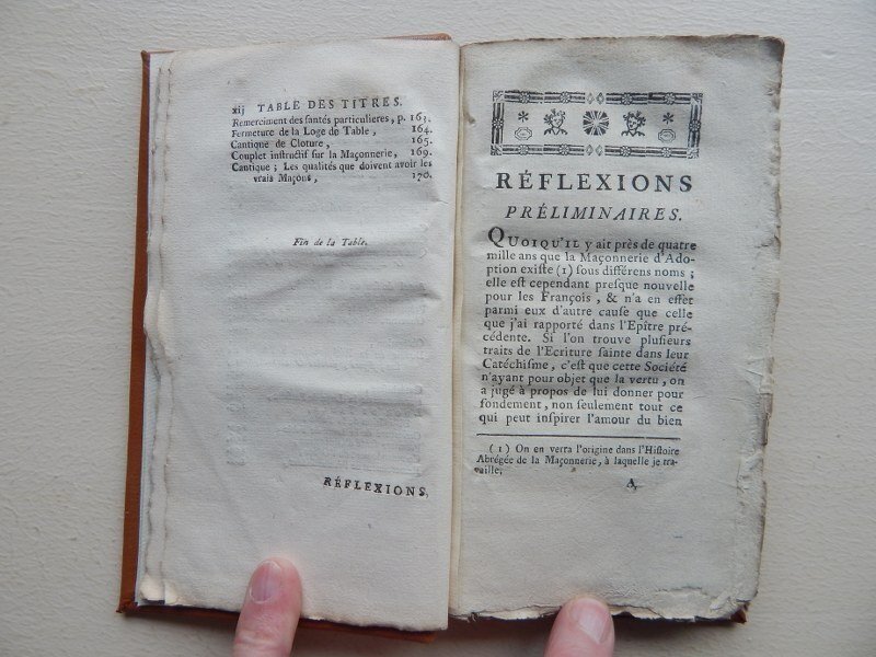 guillement de st victor - franc maconnerie La Vrai Maconnerie D'Adoption - 1779 #3.2