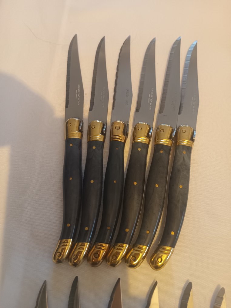 laguiole - Ménagère (48) - Laiton doré, Polycarbonate #4.3