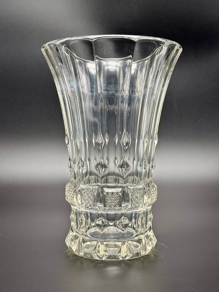 Val Saint Lambert, Luxval - Charles Graffart & René Delvenne - 花瓶 -  Dufour - 锰 #1.0