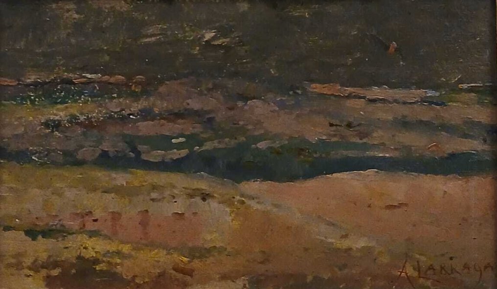 Andres Larraga (1861-1931) - Paisaje expresionista #1.0