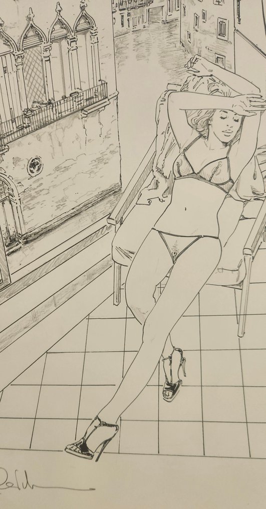 Raimondo, Luca - 1 Original preliminary drawing - Raimondo - Venice - 2025 #3.2