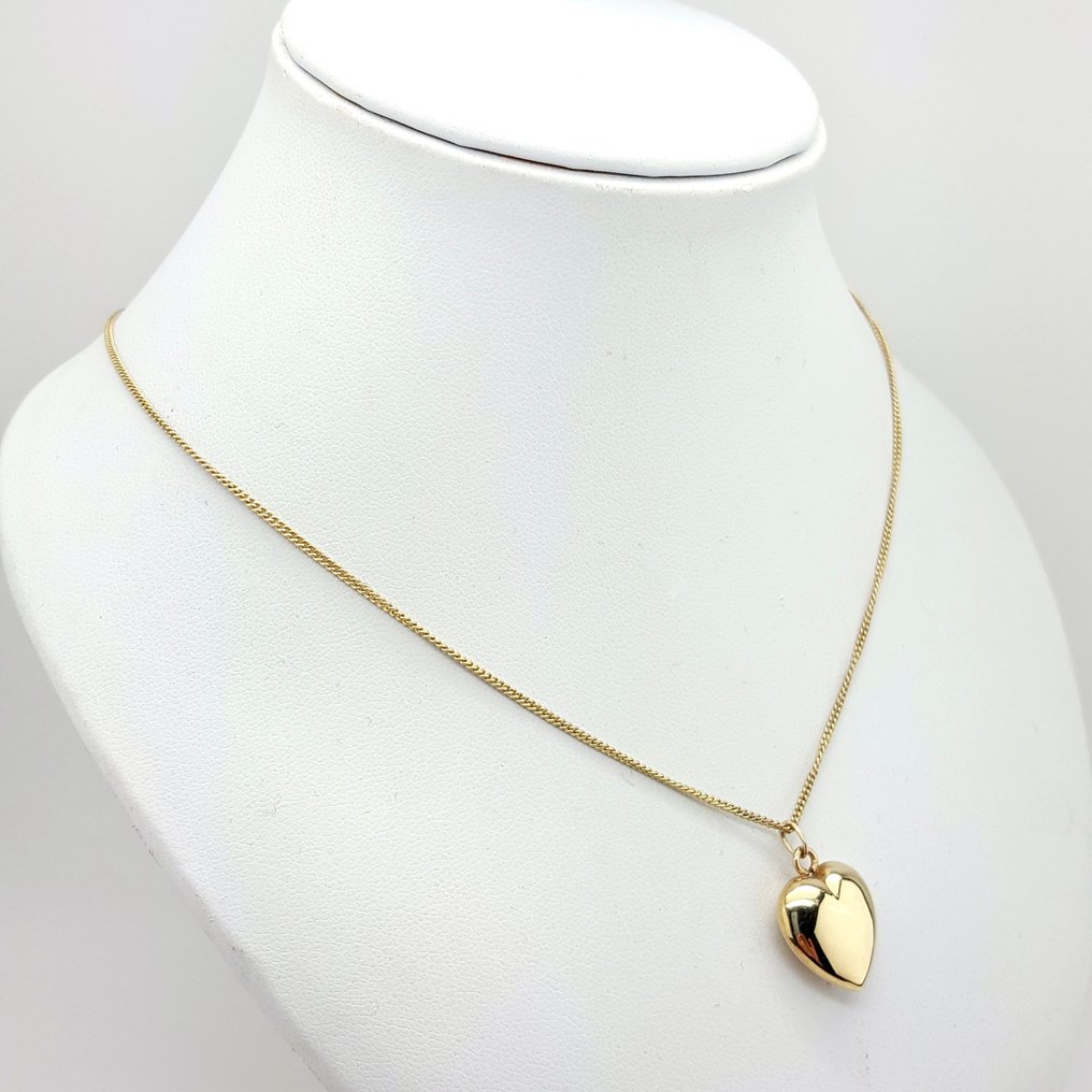 Collier avec pendentif - 14 carats Or jaune - Hartje hanger #3.2