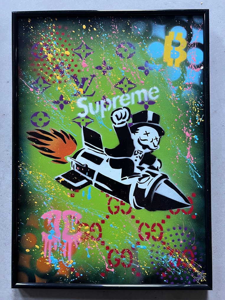 WhyCreationz (XX-XXI) - Monopoly Rocket Crash / Painted not Printed #1.0
