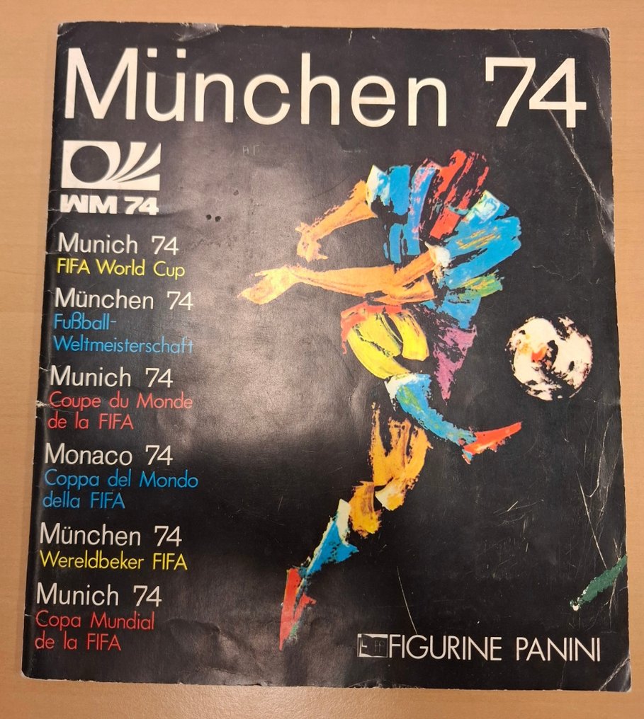 Panini World Cup München 74 - No writing - NO RP! - Johan Cruyff - Complete album - Excellent (EX) #1.0