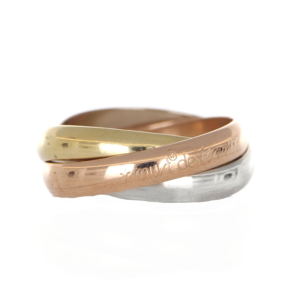 χωρίς τιμή ασφαλείας - Cartier - Δαχτυλίδι - Trinity - 18 καράτια Λευκός χρυσός, Κίτρινο χρυσό, Ροζ χρυσό #1.0