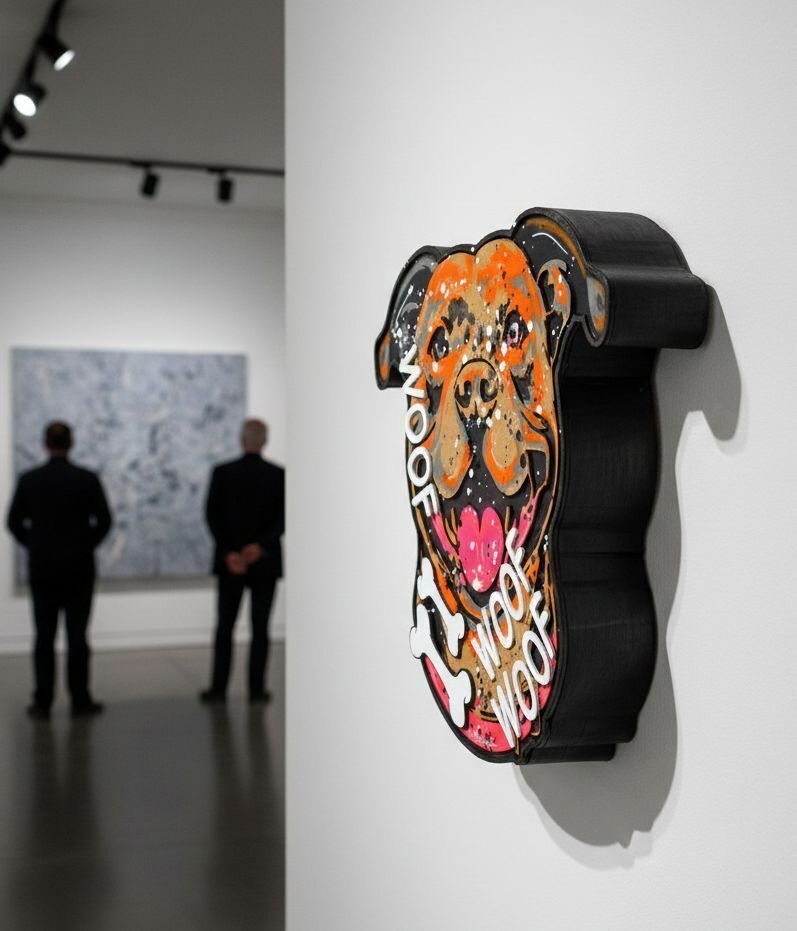 Patrycja Mroczkowska - The dog that barked woof woof 3D Pop Art XL #2.1