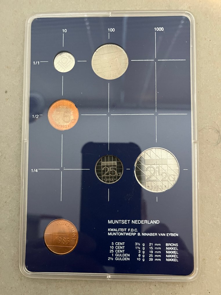 荷兰. Mint set 1976 t/m 1980 en 1982/2001, 25 BU jaarsets  (没有保留价) #2.1
