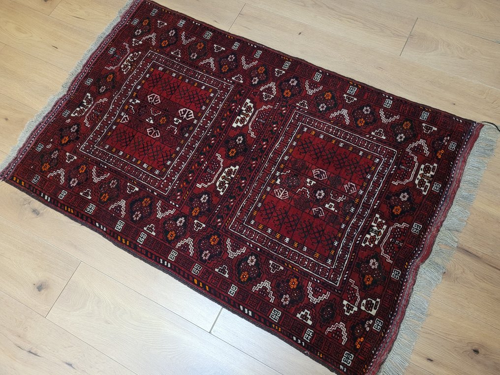Feiner Afghan Beshir Art Deco (Neu) - Carpet - 136 cm - 89 cm #4.3