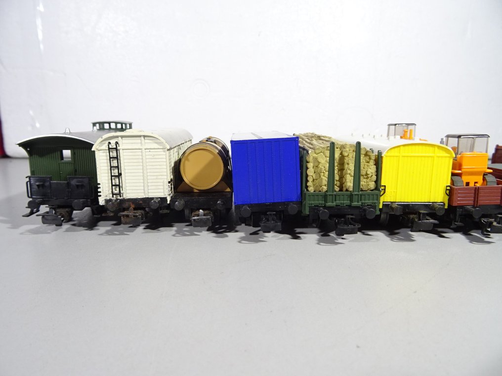 Märklin H0 - Carrozza merci di modellini di treni (12) - Treno merci con 12 carri merci - DB #2.1