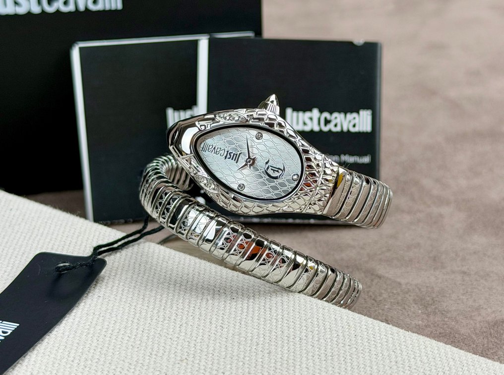 Just Cavalli - Signature Snake watch silver - Nincs minimálár - JC1L373M0015 - Női - 2020+  #3.2