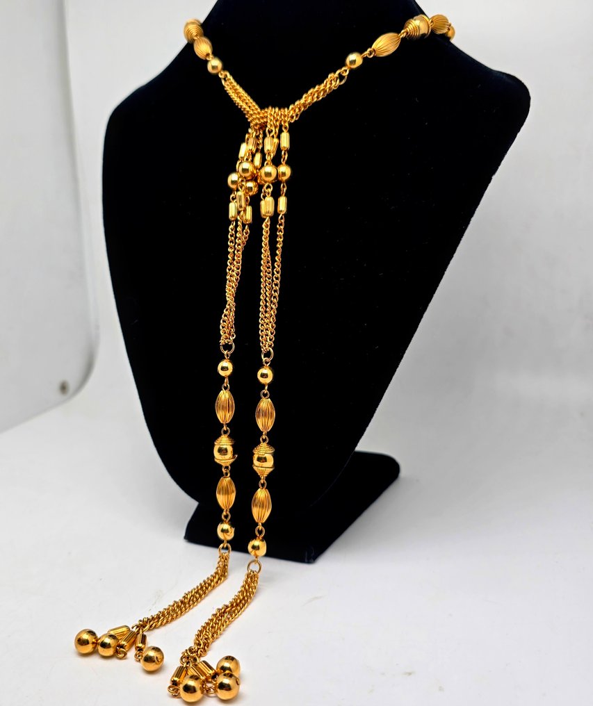 Monet - Jane Birkin 风格的精致 - 頸鏈 - 1970年代时尚复古 #4.3