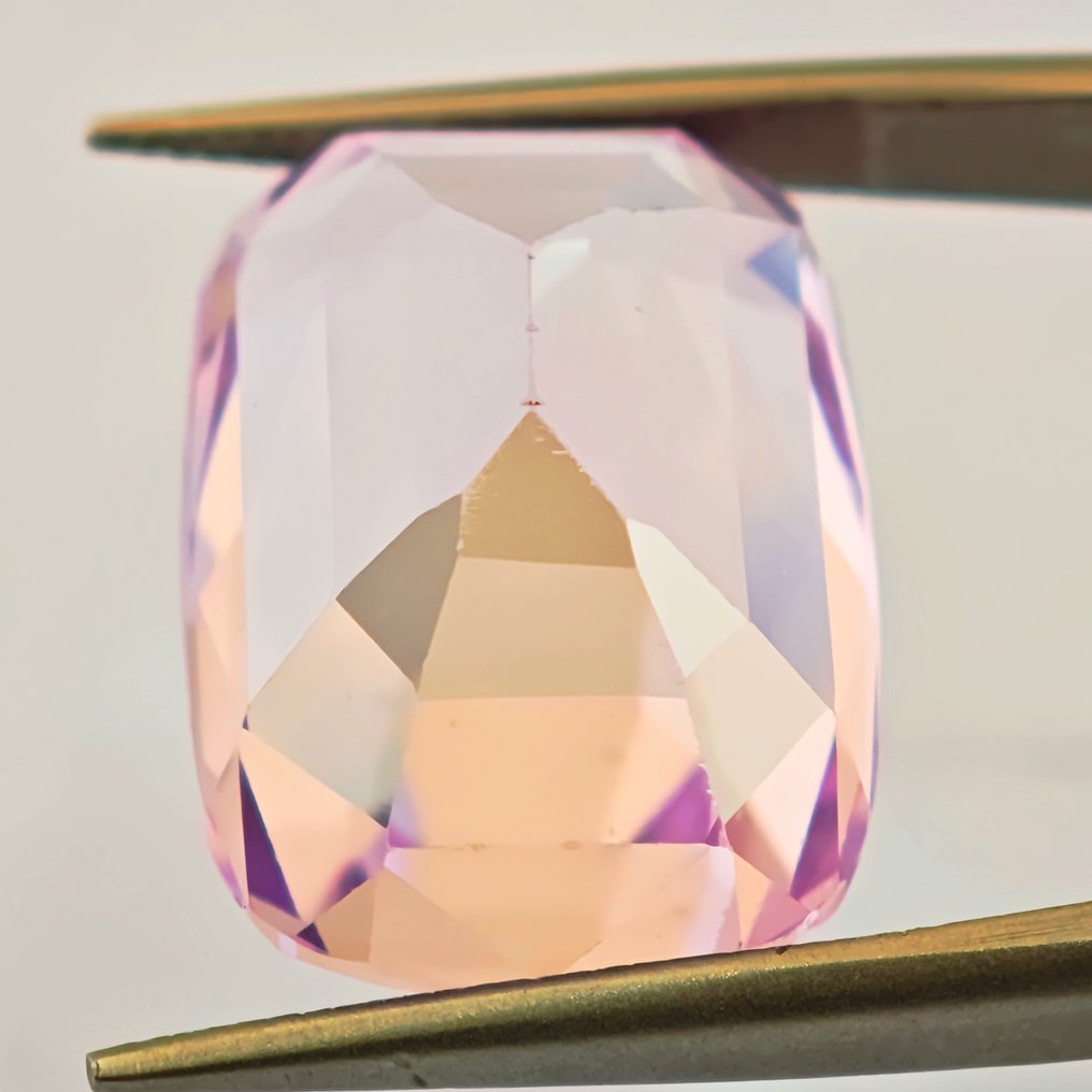 Senza Prezzo di Riserva Kunzite - 24.82 ct - Antwerp Laboratory for Gemstone Testing (ALGT) - Kunzite rosa #4.3