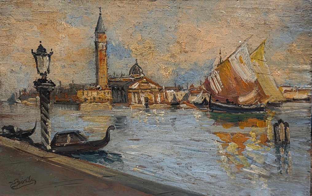 Emilio Borsa (1857-1931), Attr.a - Venezia #1.0