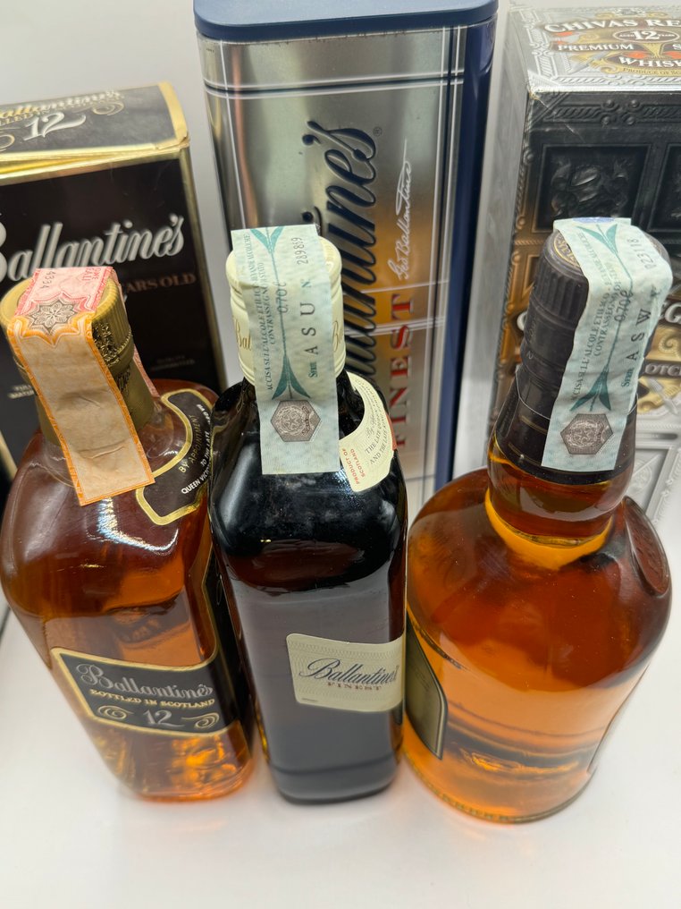 Ballantine's 12yo & Finest + Chivas Regal 12yo 12 years old - 75cl, 70cl - 3 flasker #4.3