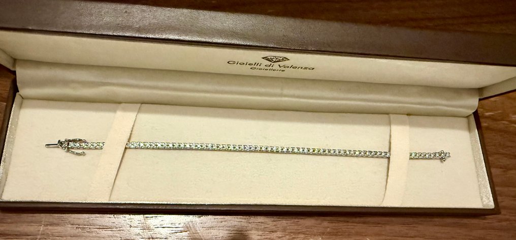 χωρίς τιμή ασφαλείας - Βραχιόλι τένις - 18 καράτια Λευκός χρυσός - 1.85ct. tw. Διαμάντι (Φυσικό) - Διαμάντι - Δαχτυλίδι τένις με διαμάντια. #1.0