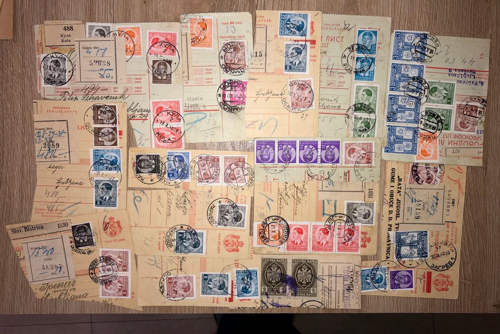 南斯拉夫 1930/1940 - 南斯拉夫 1930/1940 邮票套装，非常漂亮 #1.0