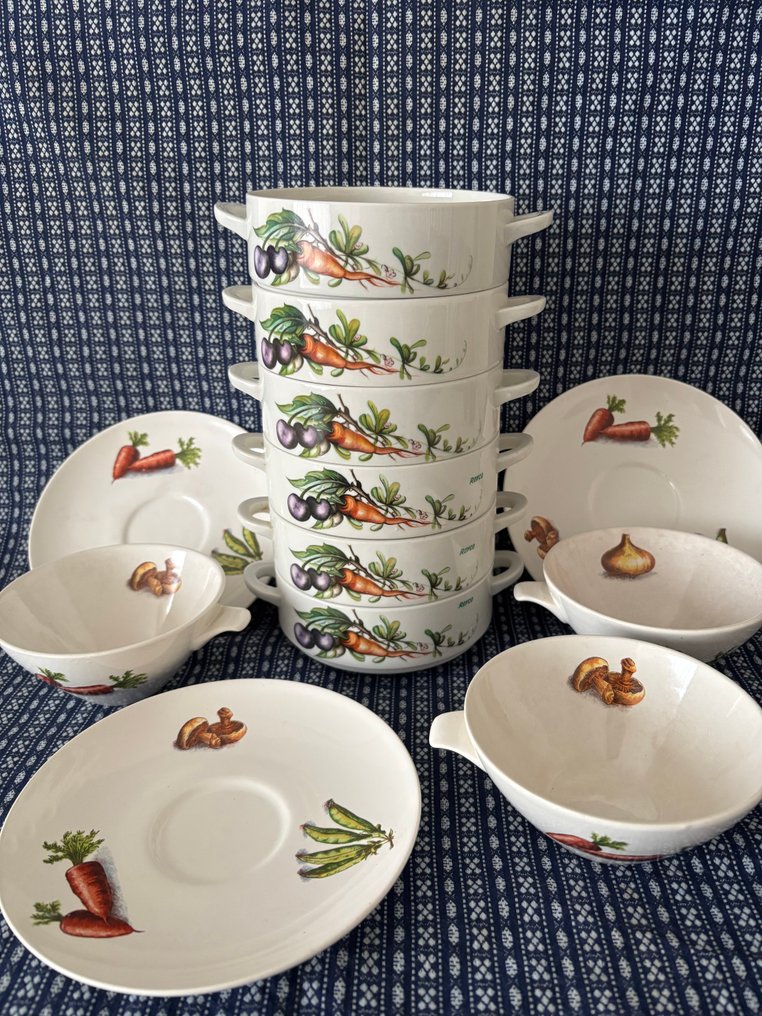Villeroy & Boch - Table service (12) - Porcelain - 'Royco' soup bowls #1.0
