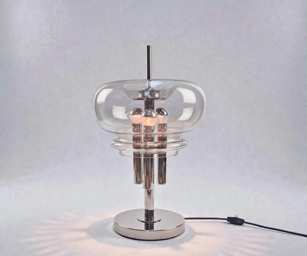 Leclaire & Schäfer - 台灯 - 玻璃, 铬 #1.0