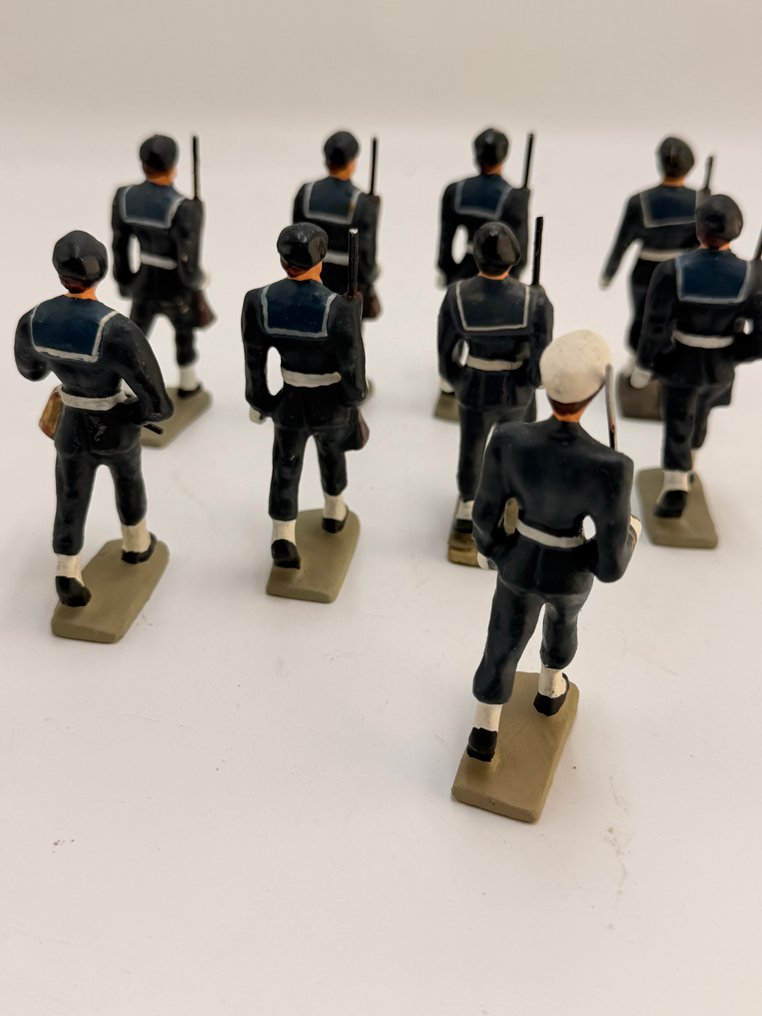 Pratas - Παιχνίδι στρατιωτάκι Pratas (Portugal) – Fuzileiros Navais – Figuras em massa composta (composition) – Anos 70 – 8,5 cm - 1960-1970 - Πορτογαλία #2.1
