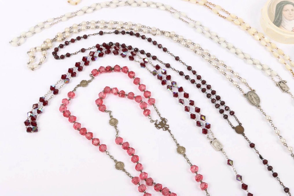 Συλλογή 7 θρησκευτικών ροζαρίων. - Κολιέ #4.3